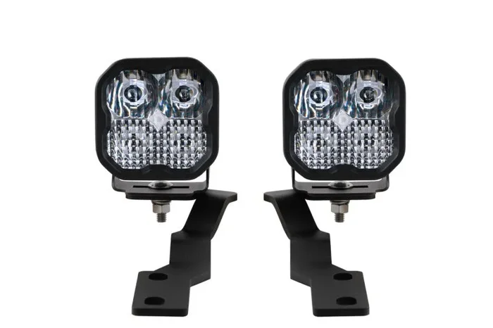 Diode Dynamics 16-21 Toyota Tacoma Sport SS3 LED Ditch Light Kit – White Combo