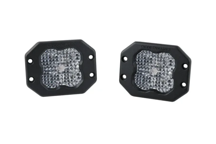 Diode Dynamics SS3 Pro RBL – White Flood Flush (Pair)