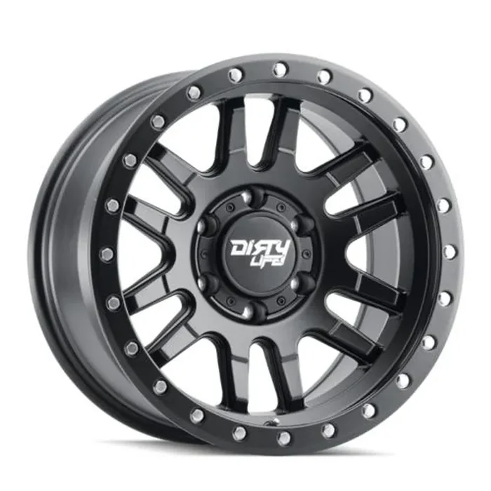 Dirty Life Race Wheels Canyon Pro 9309 Satin Black 17X9 5-139.7 0Mm 108.1Mm