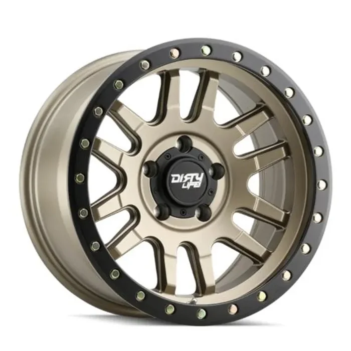 Dirty Life Race Wheels Canyon Pro 9309 Satin Gold 17X9 5-127 -38Mm 71.5Mm