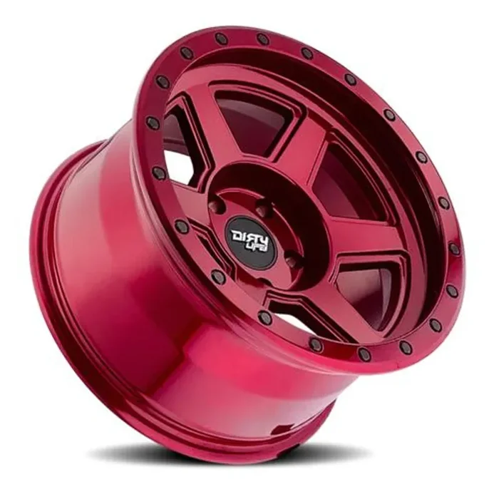 Dirty Life Race Wheels Compound 9315 Crimson Candy Red 20X10 5-127 -25Mm 78.1Mm