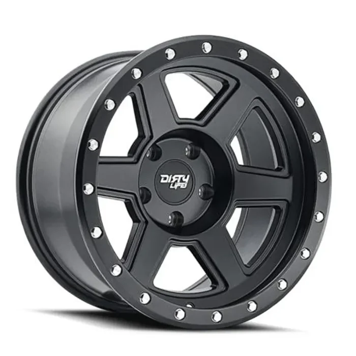 Dirty Life Race Wheels Compound 9315 Matte Black 17X9 6-135 -12Mm 87.1Mm