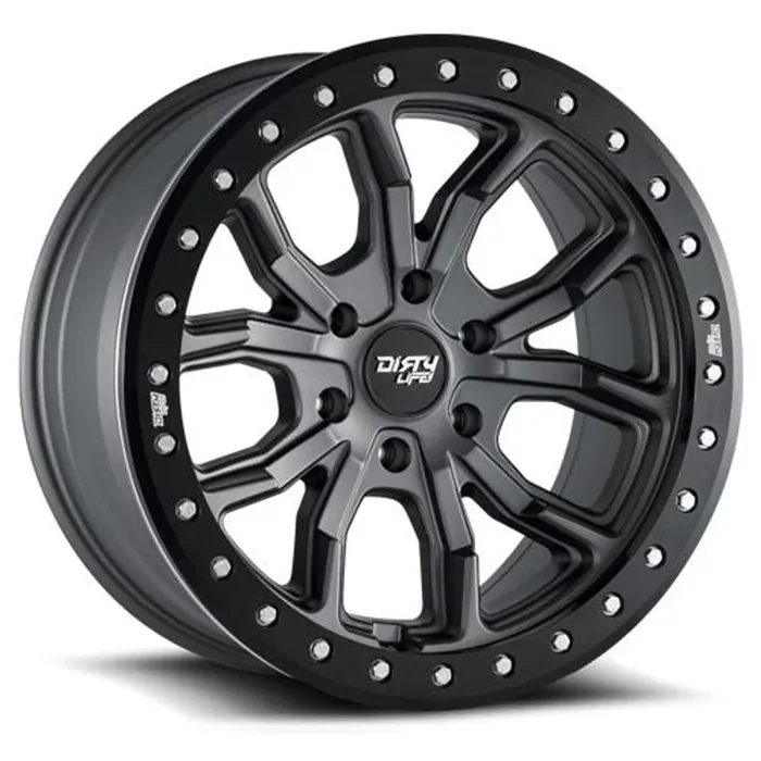 Dirty Life Race Wheels DT-1 9303 Satin Gunmetal 17X9 6-139.7 -12Mm 106Mm