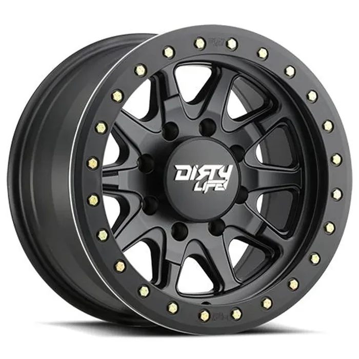 Dirty Life Race Wheels DT-2 9304 Satin Black 17X9 6-120 -12Mm 66.9Mm