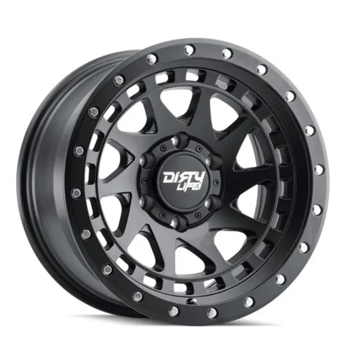 Dirty Life Race Wheels Enigma Pro 9311 Satin Black 17X9 6-139.7 -38Mm 106Mm