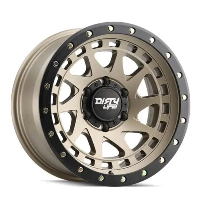 Dirty Life Race Wheels Enigma Pro 9311 Satin Gold 17X9 8-170 -12Mm 130.8Mm