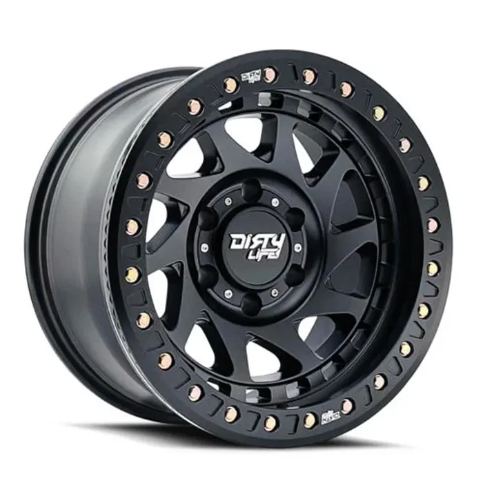 Dirty Life Race Wheels Enigma Race 9313 Matte Black 17X9 6-135 -12Mm 87.1Mm