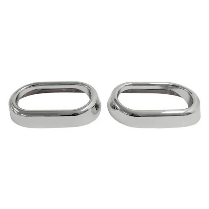 Door Handle Accents for 07-10 Jeep JK Wrangler, Set of 2, Plastic, Chrome Finish