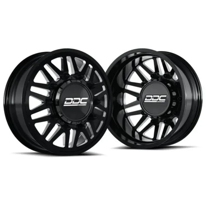 Dually Wheels Aftermath Black/Milled 22X8.25 8X210 Silverado/Sierra 11-25 DDC Wheels