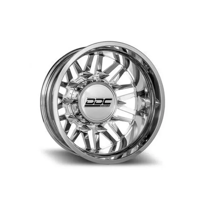 Dually Wheels Aftermath Polished 22X8.25 10X225 Super Duty/RAM F-450 05-10 F-450 15-25 Ram 4500 08-25 DDC Wheels