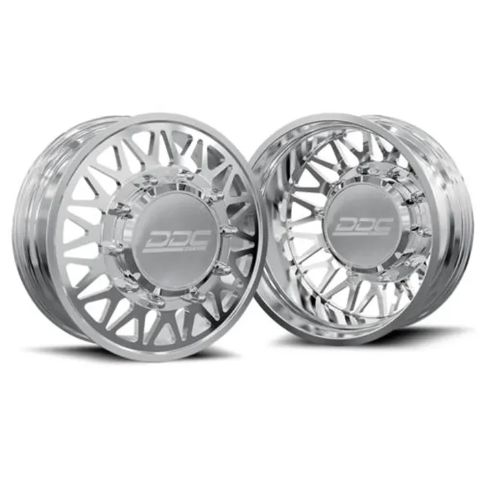 Dually Wheels The Mesh Forged 24×8.25 8×210 Polished 11-25 Silverado/Sierra 3500 DDC Wheels