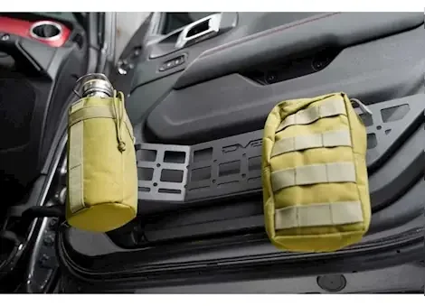 DV8 Offroad 18-23 wrangler/20-23 gladiator front door pocket molle panels black