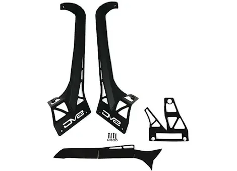 DV8 Offroad 20-22 wrangler 392/gladiator mojave a-pillar light bar mount