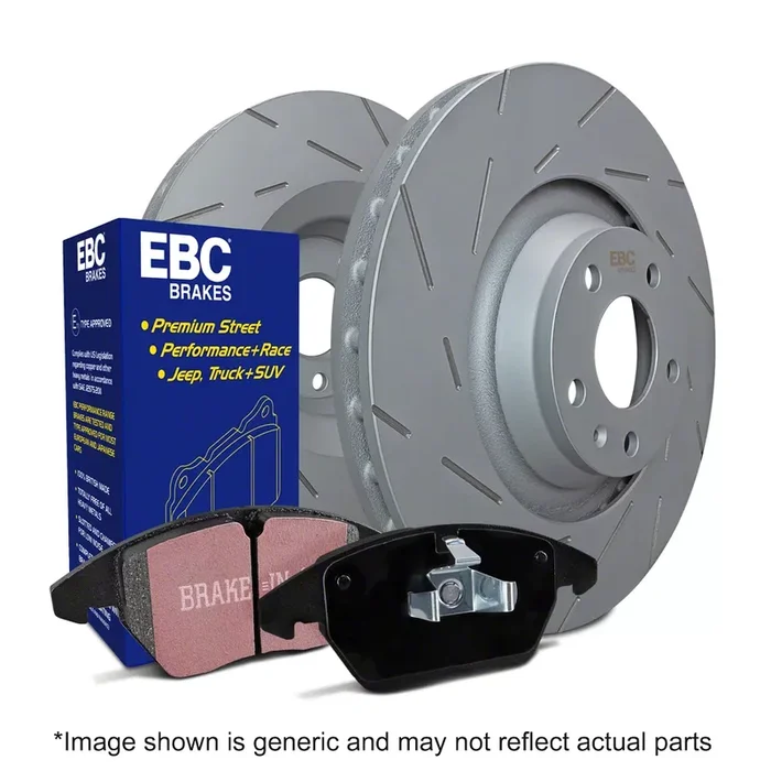 EBC Brakes Stage 2 Greenstuff 6000 7-Lug Brake Rotor and Pad Kit; Front (Late 00-03 2WD F-150 w/ 4-Wheel ABS, Excluding Lightning)Find parts that fit my vehicle
