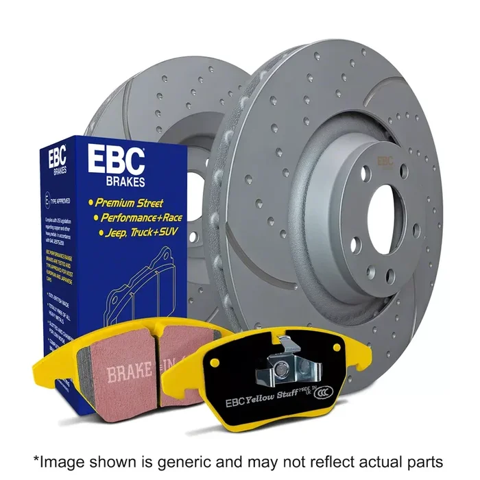 EBC Brakes Stage 5 Yellowstuff 5-Lug Brake Rotor and Pad Kit; Front (Late 00-03 2WD F-150, Excluding Lightning)Find parts that fit my vehicle