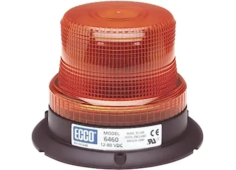 Ecco Safety Group Led beacon low profile, 12-80vdc, pulse8 flash, amber