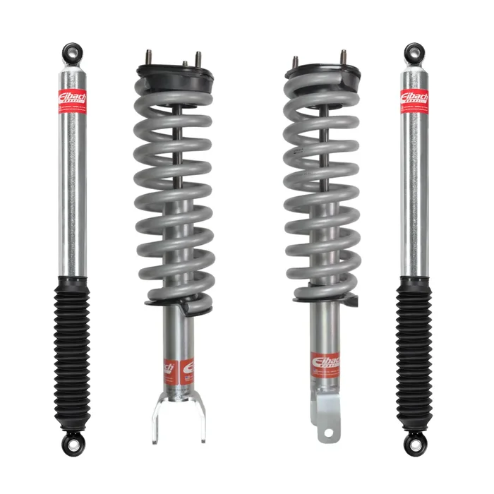 Eibach Pro-Truck Assembled 2.75-3.5″ Front Lift Coilovers and 0-1.5″ Rear Lift Shocks for 2014-2018 Ram 1500 V6 Diesel 4WD