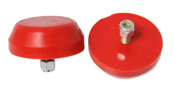 Energy Suspension 1in Tall Flat Head Bump Stop – Red