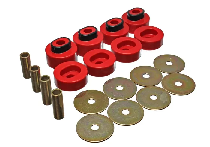 Energy Suspension Body Mount Bushings Red for 1973-1978 Dodge Charger