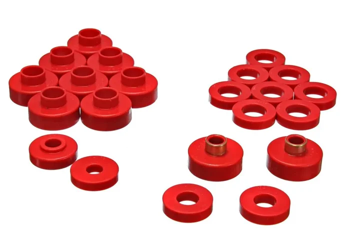Energy Suspension Body Mount Bushings Red for 1976-1979 Jeep CJ5