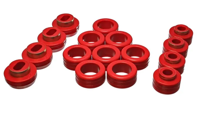 Energy Suspension Body Mount Bushings Red for 1997-2000 Isuzu Hombre