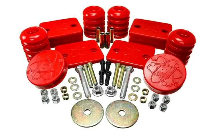 Energy Suspension Front, Rear Bump Stop Red for 2018-2024 Jeep Wrangler JL