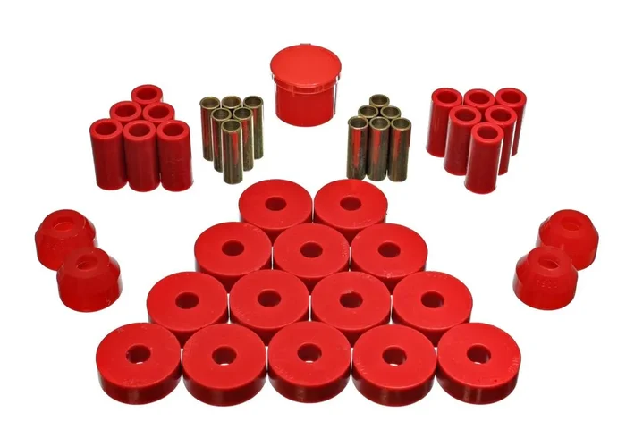 Energy Suspension Suspension Bushing Kit Red for 1959-1966 Jeep CJ3