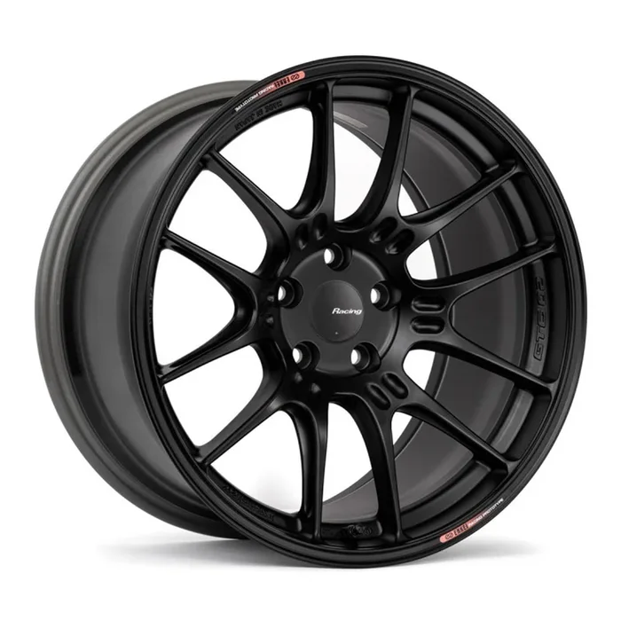 Enkei GTC02 18×9 5×112 42mm Offset 66.5mm Bore Matte Black Wheel – 534-890-4442BK
