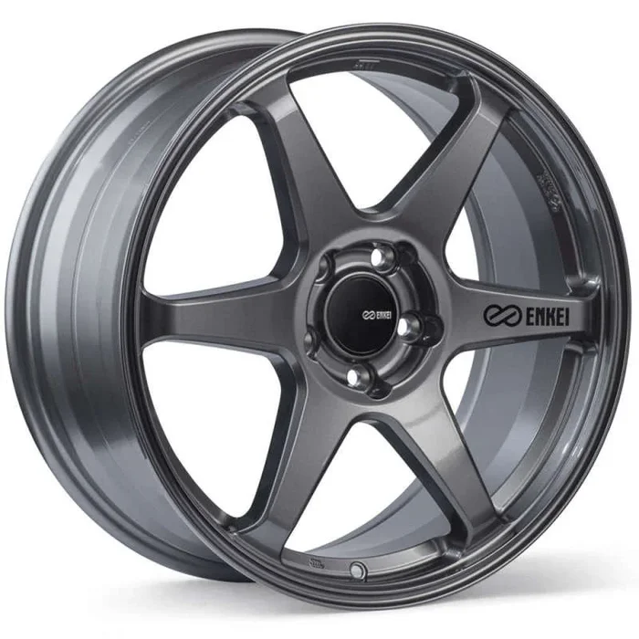 Enkei T6R 17×9 40mm Offset 5×114.3 Bolt Pattern 72.6 Bore Gloss Gunmetal Wheel