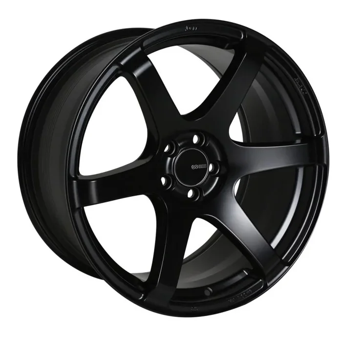 Enkei T6S 18×8.5 50mm Offset 5×114.3 Bolt Pattern 72.6 Bore Matte Black Wheel