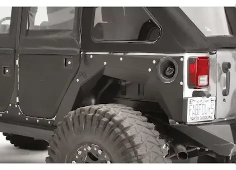 Fab Fours Inc. 07-18 jeep unlimited rear replacement fender matte black