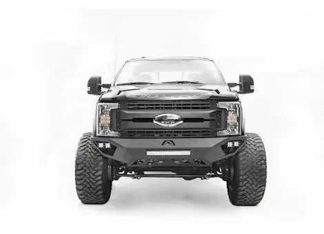 Fab Fours Inc. 17-c f250/f350 vengeance front bumper w/ no guard matte black