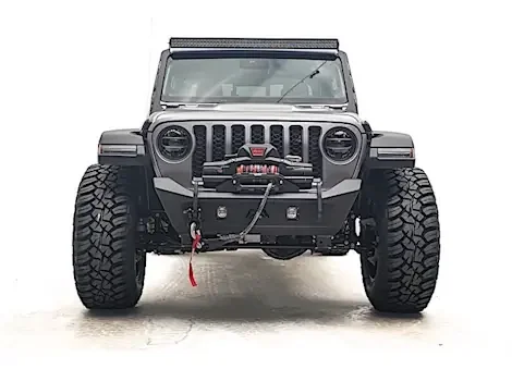 Fab Fours Inc. 18-c wrangler jl/20-c gladiator front stubby bumper w/no guard