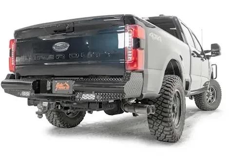 Fab Fours Inc. 23-c f250/f350/f450/f550 black steel rear bumper