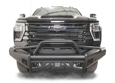 Fab Fours Inc. 24-c silverado 2500/3500 hd black steel elite front bumper w/ pre-runner