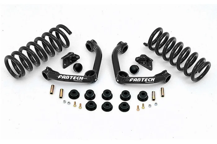 Fabtech 2.5″ Front Lift Coil Springs with Perf Shocks for 1998-2008 Ford Ranger 2WD