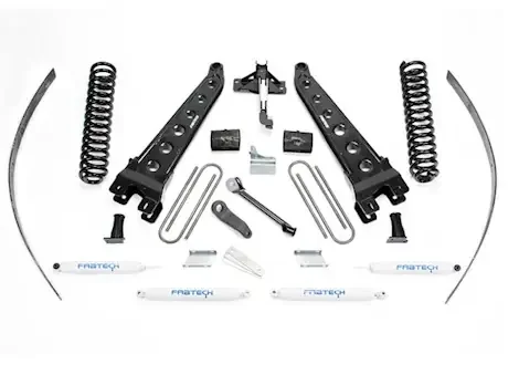 Fabtech 8in rad arm sys w/coils & perf shks 2008-16 ford f250 4wd w/factory overload