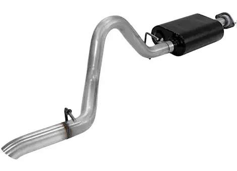 Flowmaster 00-06 jeep wrangler tj 4.0l cat-back system 2.50in diameter tubing 60 series del