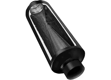 Flowmaster Hushpower pro series muffler, 4.00in in/out, 8in x