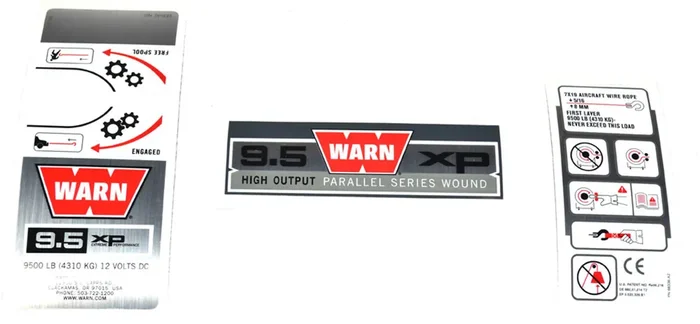 For Warn 9.5 XP Winch