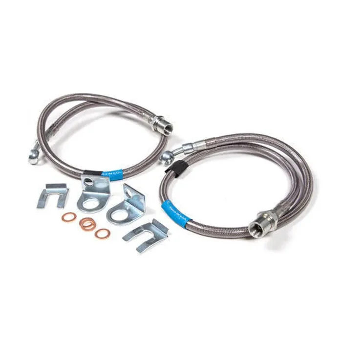 Front Brake Line Set – Stainless Steel – Fits 6 Inch Lift – Chevy/GMC Truck and SUV (07-18) BDS101002