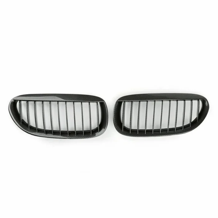 Front Kidney Grille Carbon For BMW E63/E64 M6 04-10 2 Door Convertible Coupe
