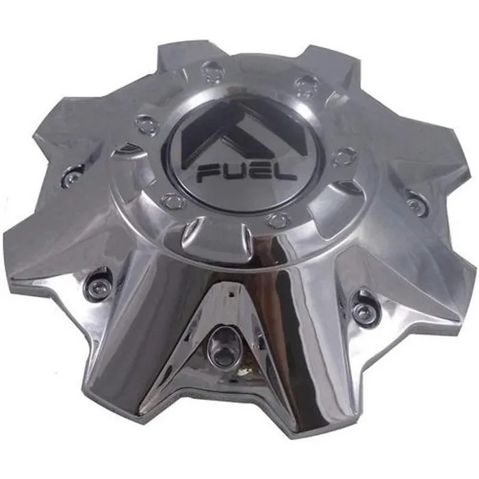 FUEL 8 LUG CHROME CAP (FLAT BOTTOM)