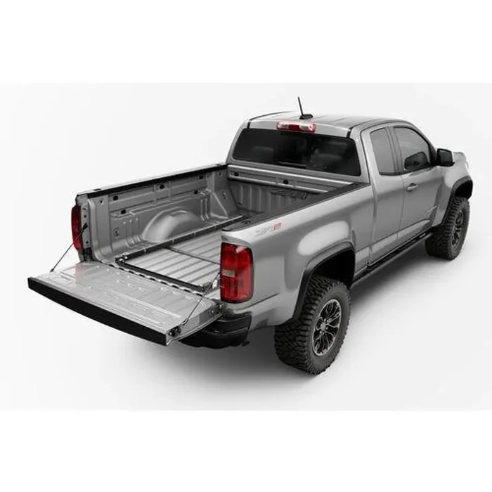 Full-size truck or cargo van – 1,000 LB capacity – 80″ L x 48″ W – 75% Extension