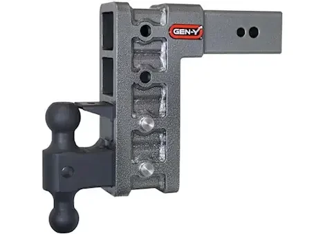 Gen-Y Hitch Mega-duty series, 3in shank, hitch, versa-ball & pintle