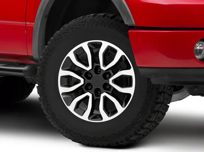 Gen2 Raptor Style Black Machined 6-Lug Wheel; 18×9; 34mm Offset (04-08 F-150)Find parts that fit my vehicle