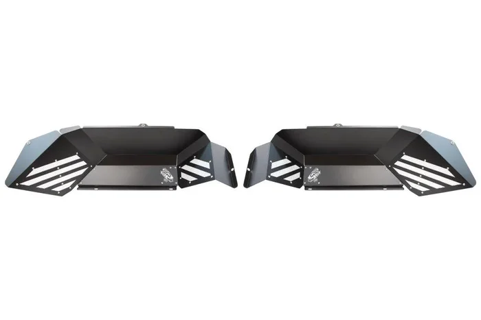 Gladiator Rear JT Black Aluminum Inner Fenders For 2020 Pres JT Gladiator Fishbone Offroad