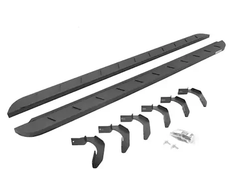 Go Rhino 04-14 f150 super cab 80in rb10 slim running boards bedliner coating complete set