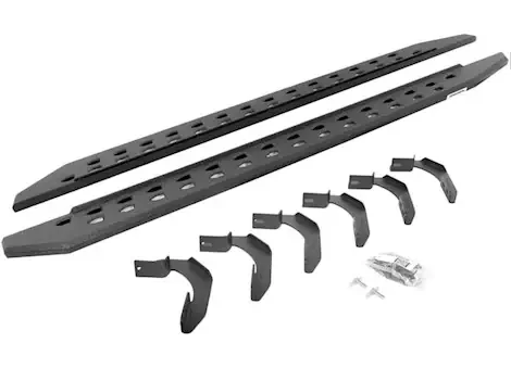 Go Rhino 04-14 f150 super crew 87in rb20 slim line running boards complete set