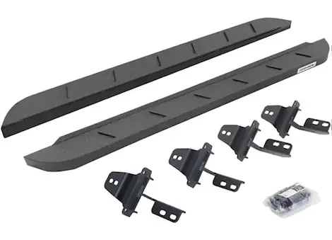 Go Rhino 07-18 wrangler jk 48in rb10 slim line running boards blk bedliner coating complete set